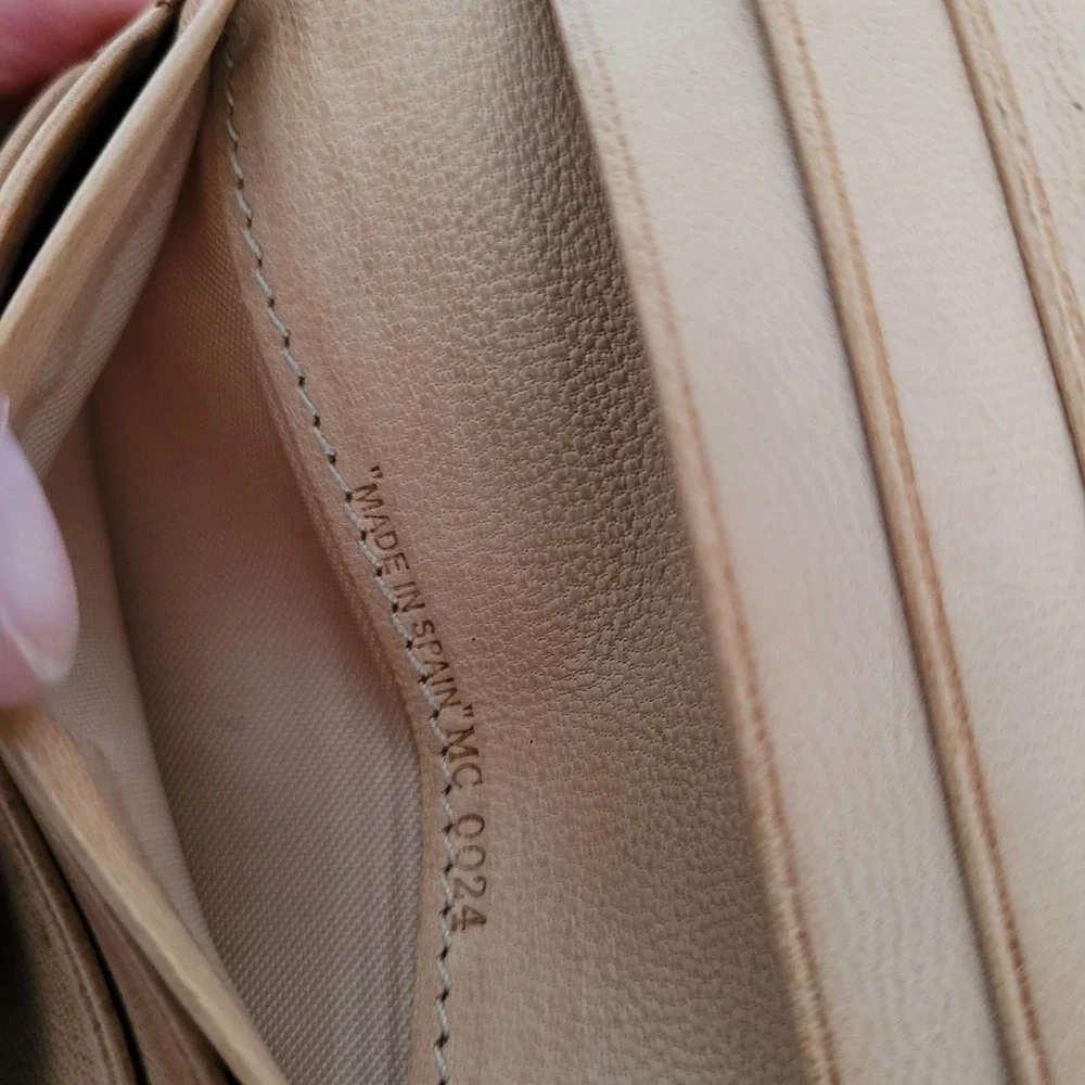 Christian Dior Vintage Trotter Monogram Canvas Compact Wallet Brown MC 0024